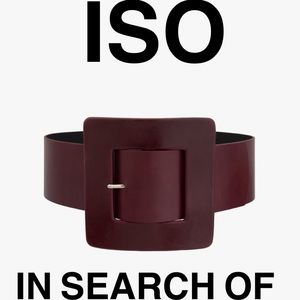 ISO Zara limited edition square belt